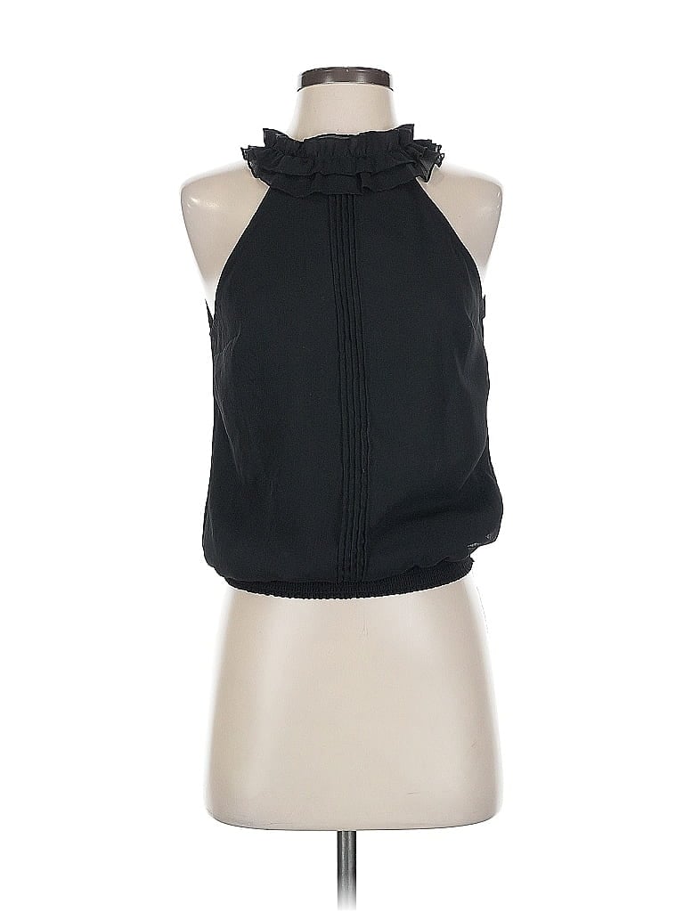 Pre-owned Guess Sleeveless Blouse In Black