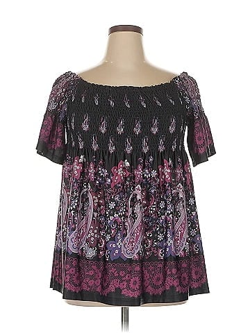 Suzanne Betro Short Sleeve Blouse (view 1)