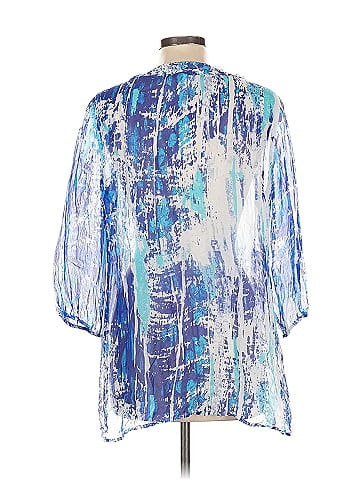 Soft Surroundings 3/4 Sleeve Silk Top (view 2)
