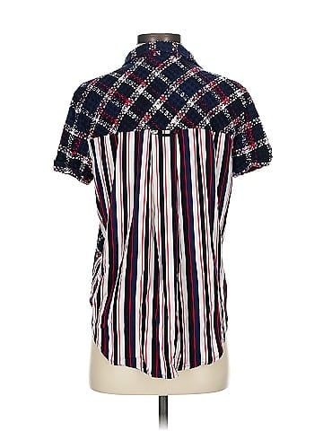 Liverpool Los Angeles Short Sleeve Button-Down Shirt (view 2)