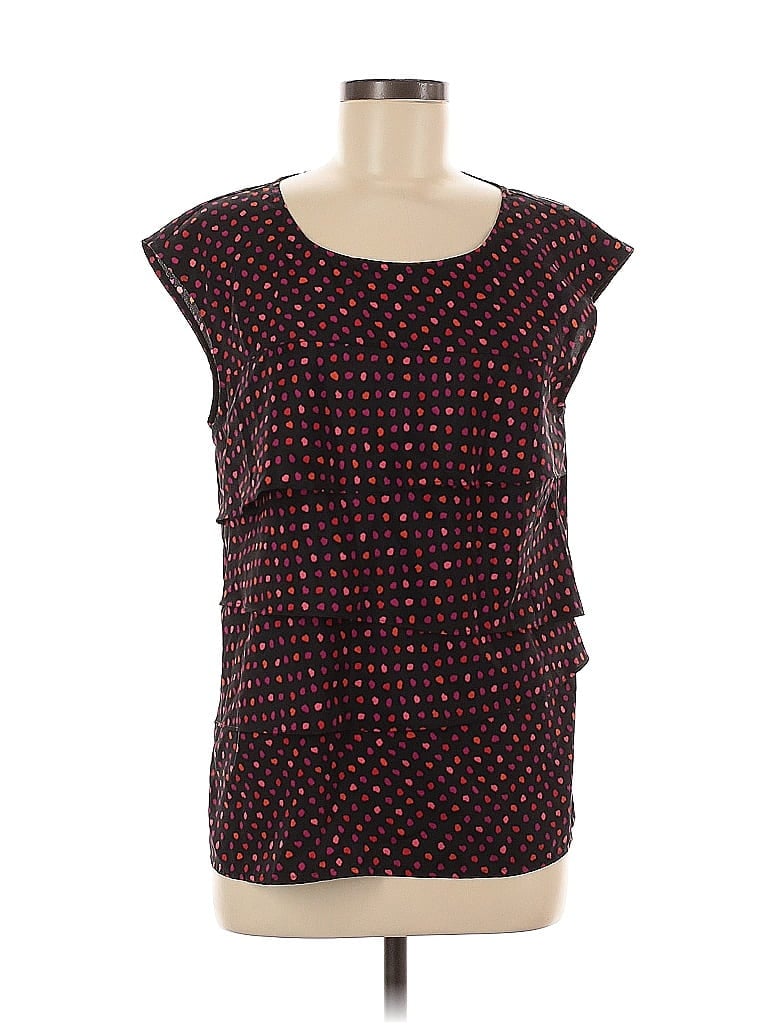 Pre-owned Ann Taylor Loft Outlet Sleeveless Blouse In Black