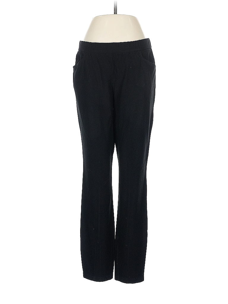 Pre-owned Eileen Fisher Casual Pants In Black