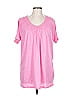 Roaman's Pink Short Sleeve T-Shirt Size 18 (L) - photo 1