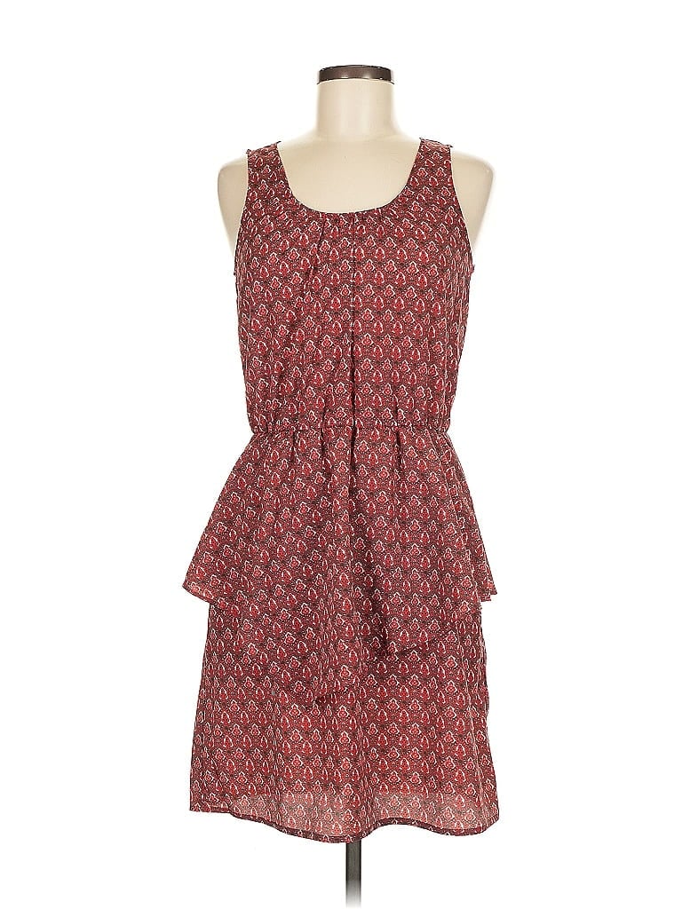 Pre-owned Bar Iii Casual Dress In Red
