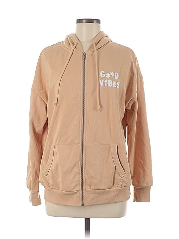 Hippie Rose Zip Up Hoodie (view 1)