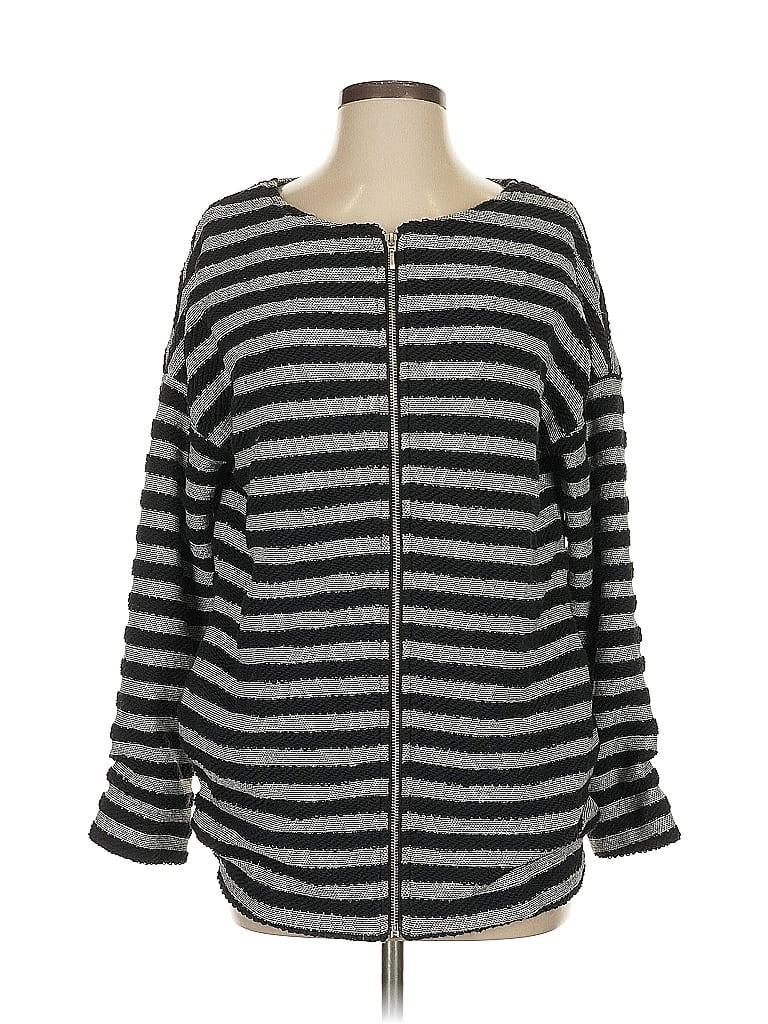 Pre-owned Amour Vert Cardigan Sweater In Gray