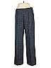 Le Suit 100% Polyester Chevron-herringbone Gray Dress Pants Size 8 - photo 1