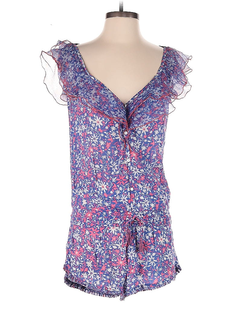 Pre-owned Poupette St Barth Romper In Blue