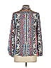 Hale Bob Print Silver Long Sleeve Blouse Size XS - photo 2