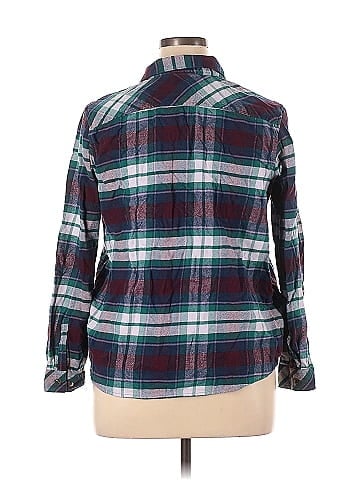 Natural Reflections Long Sleeve Button-Down Shirt (view 2)