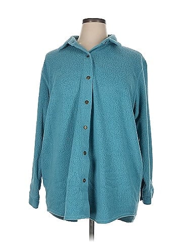 Roaman's Long Sleeve Button-Down Shirt (view 1)