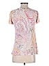 ETRO 100% Viscose Paisley Pink Orange Short Sleeve T-Shirt Size EU (IT) 44 / US 8 - photo 2