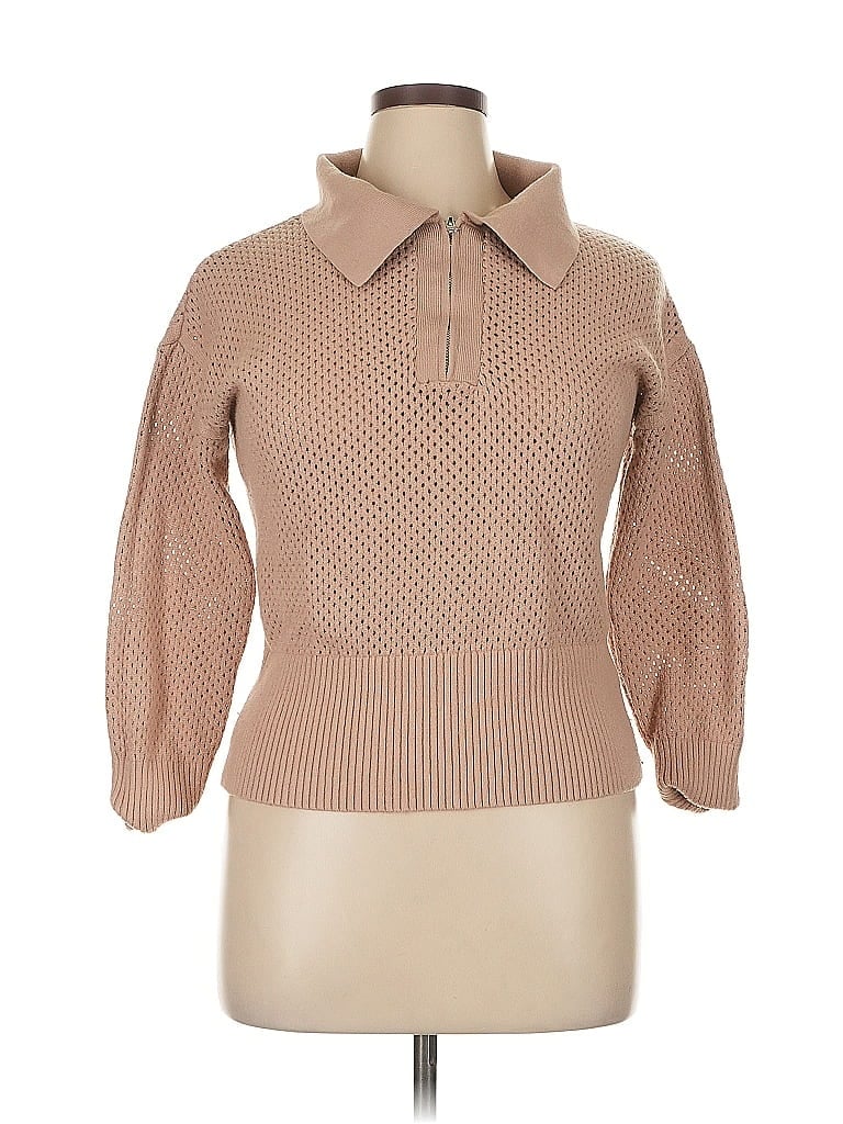 Pre-owned Assorted Brands Pullover Sweater In Brown