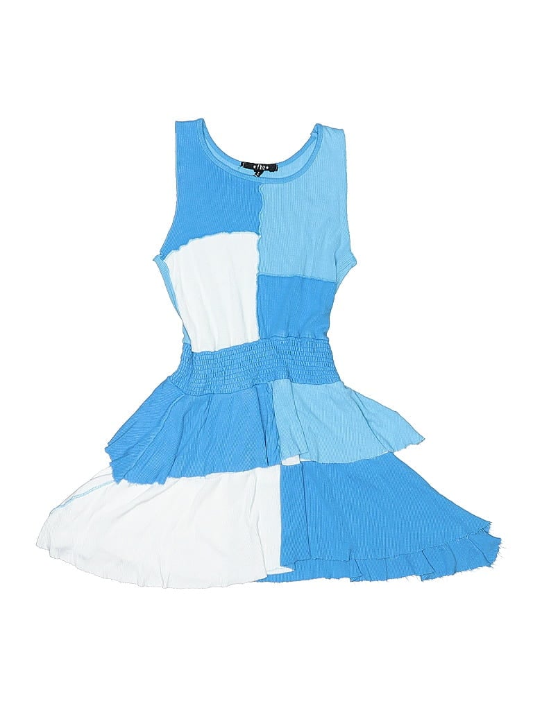 Click to view more detailed imagery on our partner's website Pre-owned Fbz Kids' Sleeveless Top Blue Strapless Neckline Tops