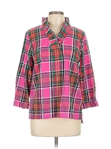 Crown & Ivy 3/4 Sleeve Button-Down Shirt (view 1)