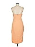 Black Halo Solid Orange Cocktail Dress Size 6 - photo 2