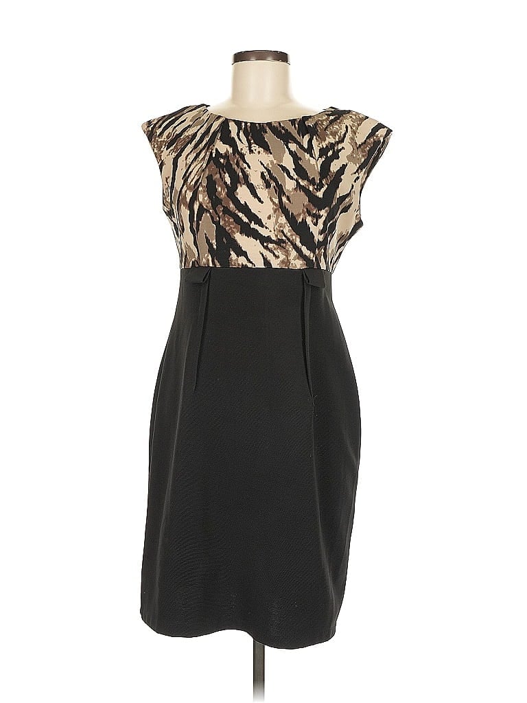 Pre-owned Connected Apparel Cocktail Dress In Black