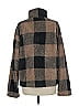 Thread & Supply 100% Polyester Plaid Brown Coat Size M - photo 2