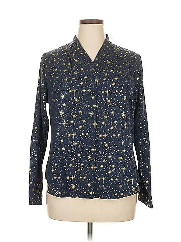 Allegra K Long Sleeve Blouse (view 1)