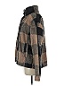 Thread & Supply 100% Polyester Plaid Brown Coat Size M - photo 4