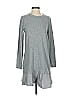 White + Warren 100% Cotton Gray Casual Dress Size S - photo 1