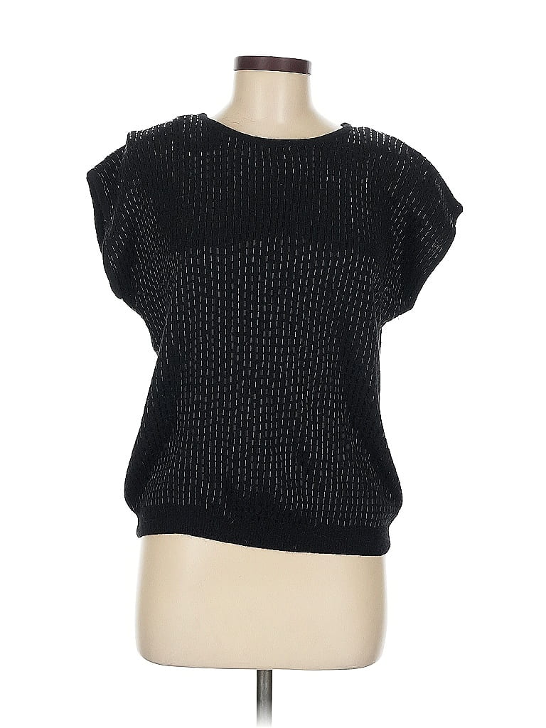 Pre-owned Nordstrom Pullover Sweater In Black