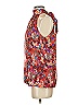Tanya Taylor 100% Silk Red Sleeveless Silk Top Size 4 - photo 4