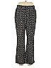 Woman Within Chevron-herringbone Black Casual Pants Size 16 - photo 1