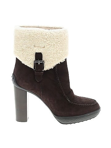 Tod's Shearling Trimmed Boots (view 1)