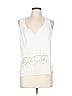 Tiny 100% Cotton White Sleeveless Blouse Size L - photo 1