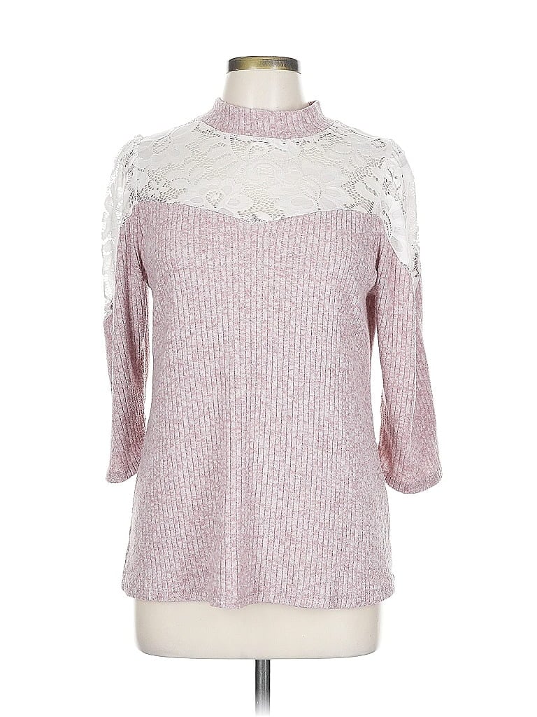 Pre-owned Assorted Brands Pullover Sweater In Pink