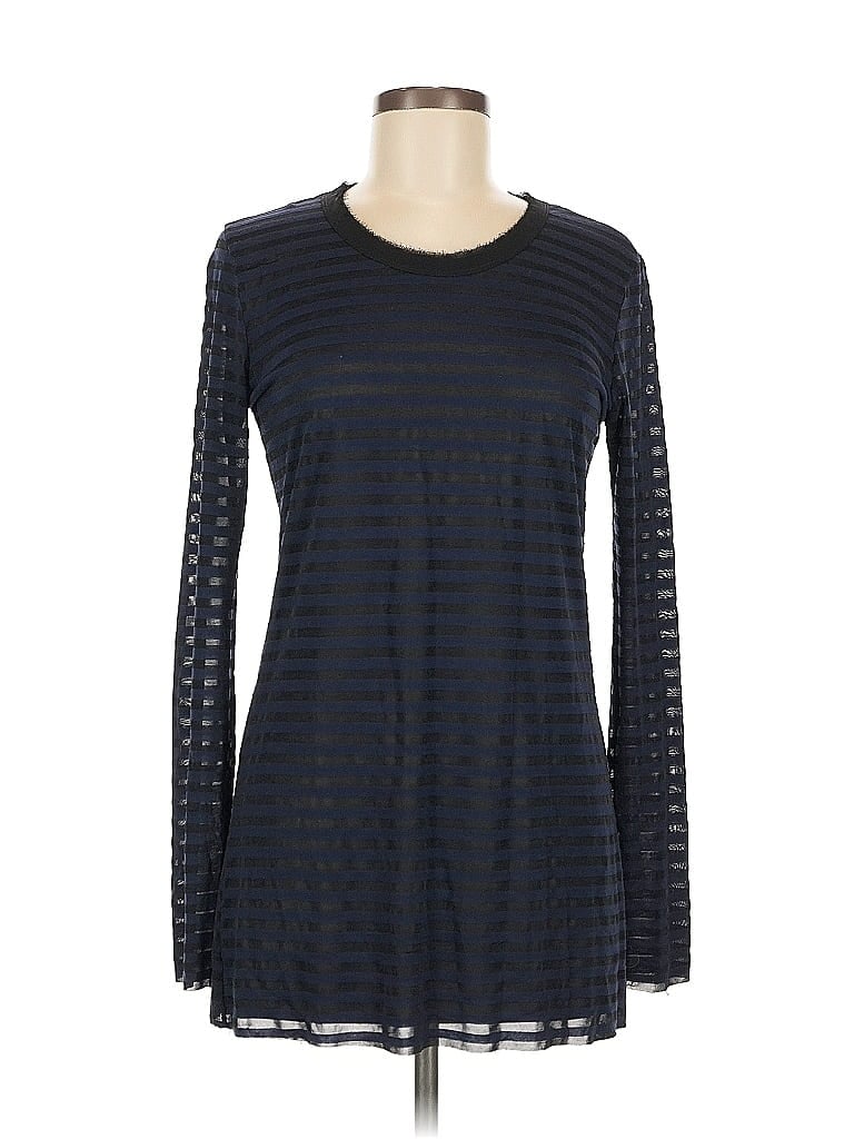 Pre-owned Zara W&b Collection Long Sleeve T-shirt In Black