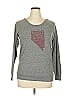 ALTERNATIVE Gray Long Sleeve Top Size XL - photo 1