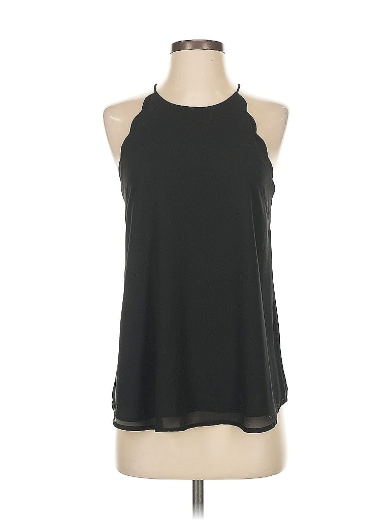 Pre-owned Fab'rik Sleeveless Blouse In Black