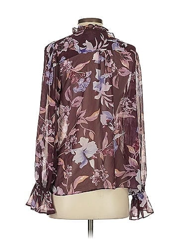White House Black Market Long Sleeve Blouse (view 2)