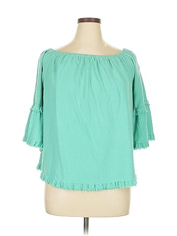 Umgee 3/4 Sleeve Blouse (view 1)