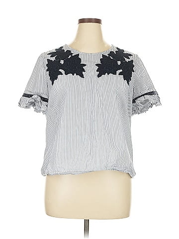 Crown & Ivy Short Sleeve Blouse (view 1)