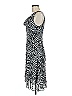 Joseph Ribkoff 100% Polyester Animal Print Silver White Cocktail Dress Size M (estimated) - photo 4
