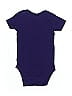 Primary Clothing 100% Cotton Solid Purple Short Sleeve Onesie Size 3-6 mo - photo 2