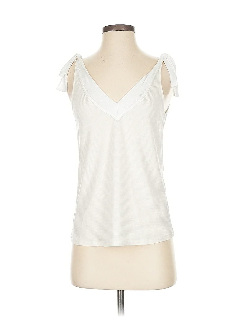 Massimo Dutti Ivory Sleeveless Blouse Size S - photo 1