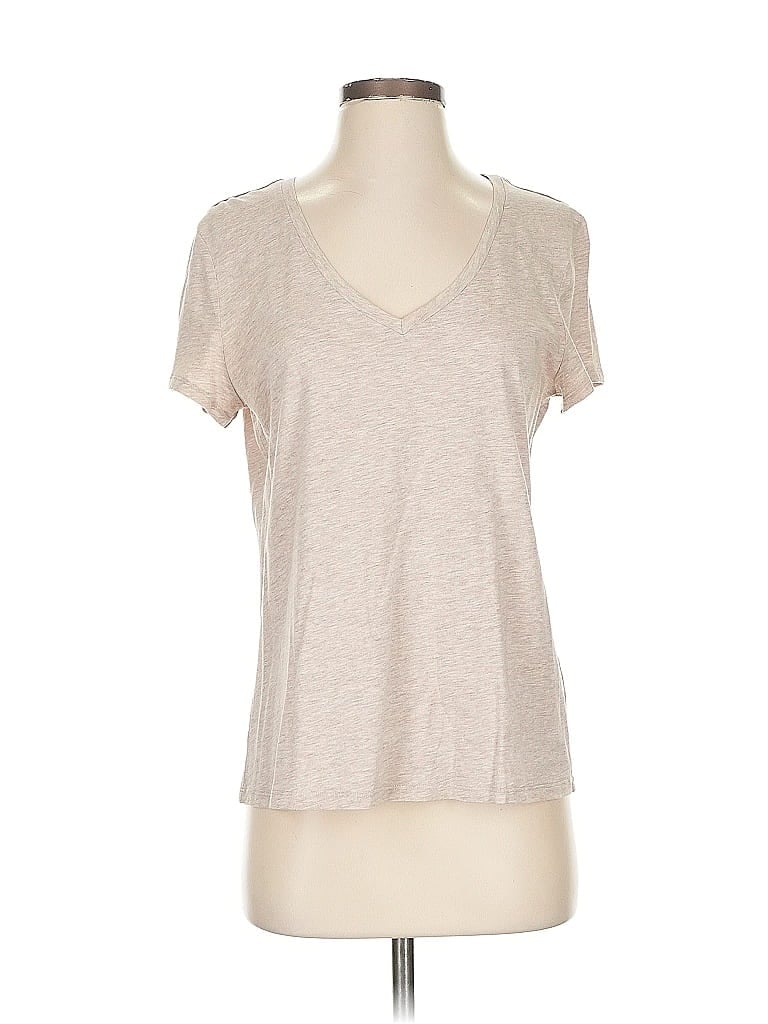 Pre-owned Tommy Hilfiger Short Sleeve T-shirt In Brown