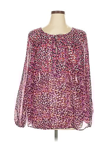 Daisy Fuentes Long Sleeve Blouse (view 1)