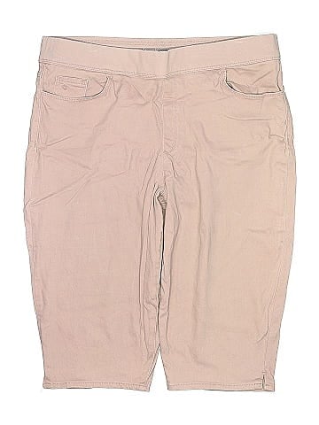 Gloria Vanderbilt Khaki Shorts (view 1)