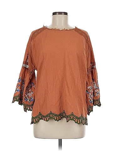 Umgee 3/4 Sleeve Blouse (view 1)