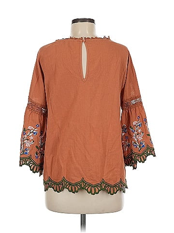 Umgee 3/4 Sleeve Blouse (view 2)
