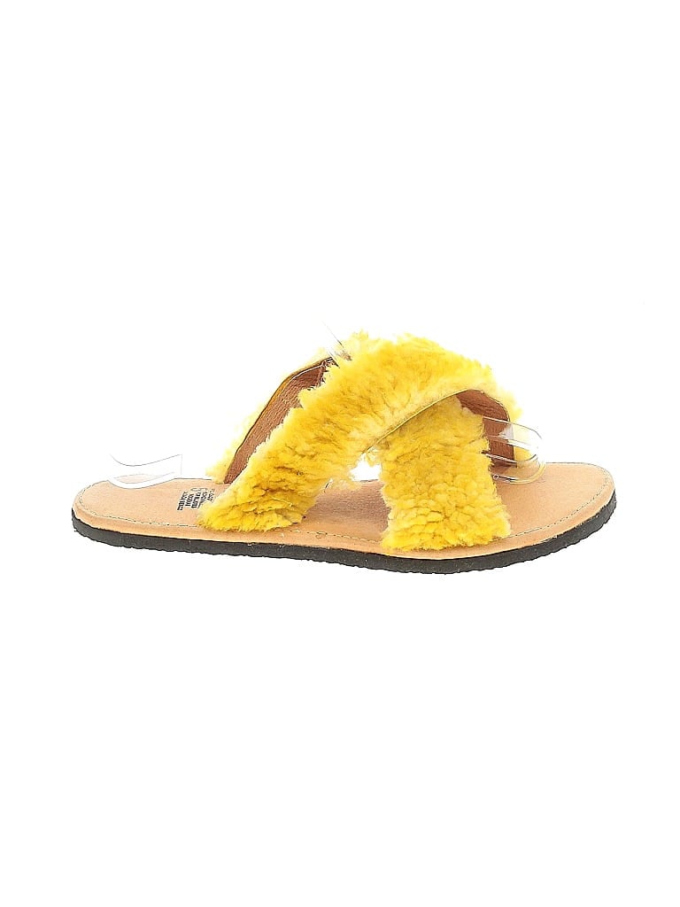 Pre-owned Assorted Brands Sandals In Yellow