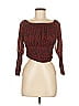 Express 100% Polyester Red Long Sleeve Top Size 9 - photo 1