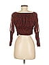 Express 100% Polyester Red Long Sleeve Top Size 9 - photo 2