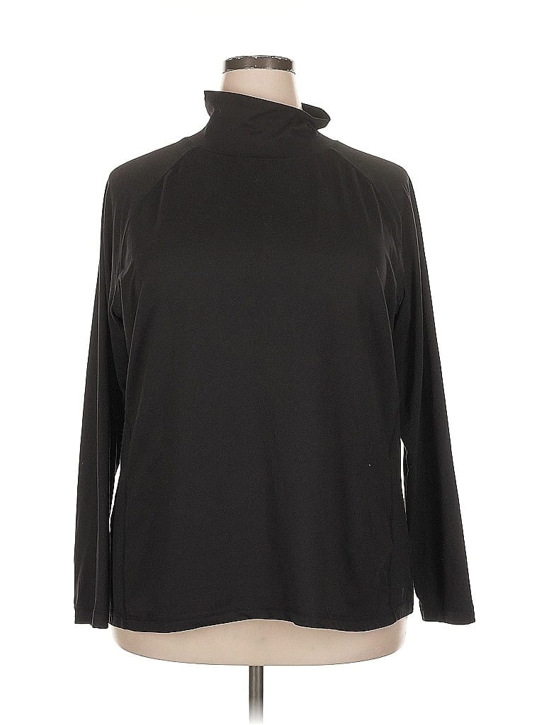 Click to view more detailed imagery on our partner's website Pre-owned Energy Zone Long Sleeve Blouse In Black