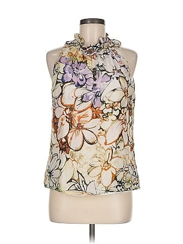 Etcetera Sleeveless Silk Top (view 1)
